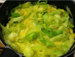 Tagliatelles de courgette au curry